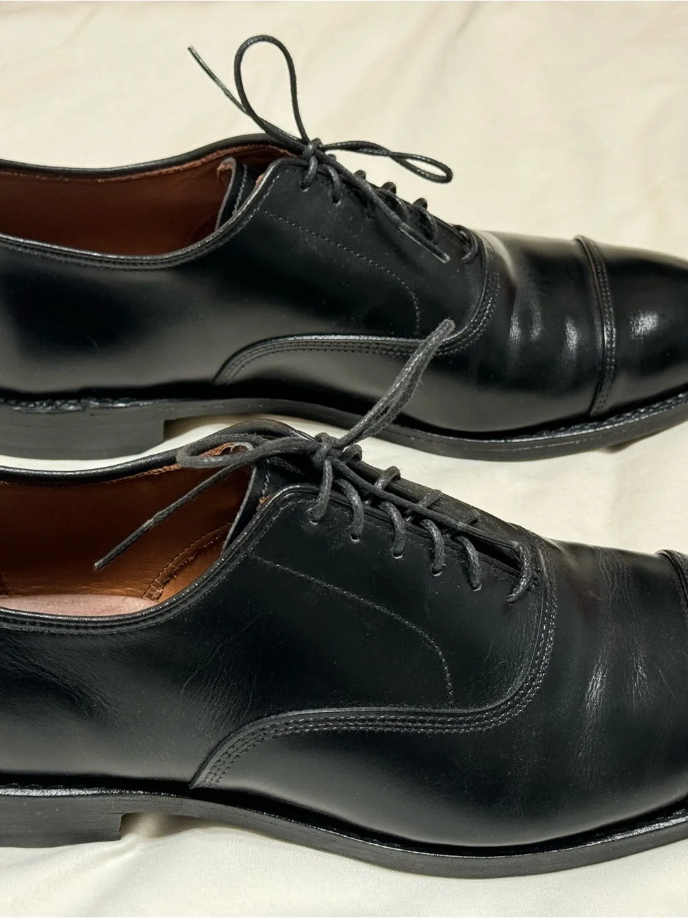 Allen Edmonds Park Ave (Black) Cap-Toe Oxford dress shoes